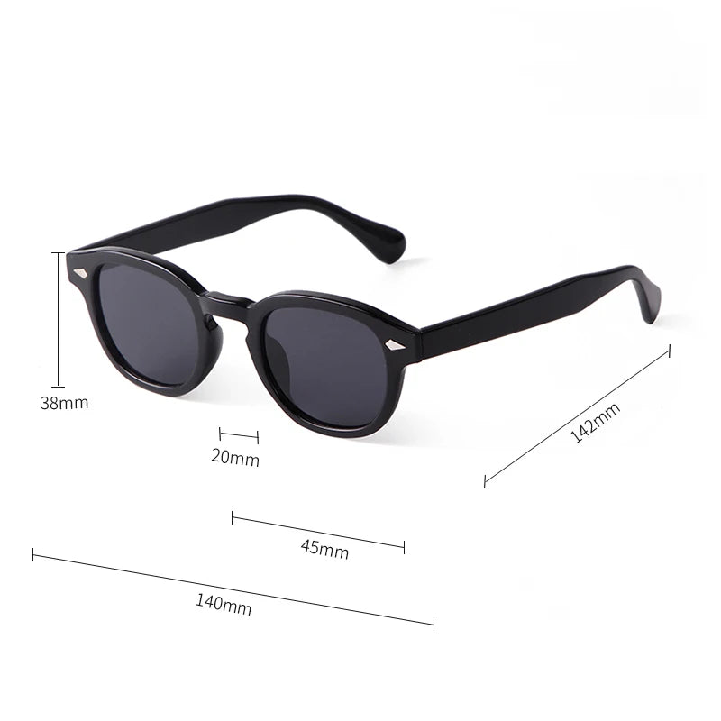 Óculos de Sol Vintage Redondos